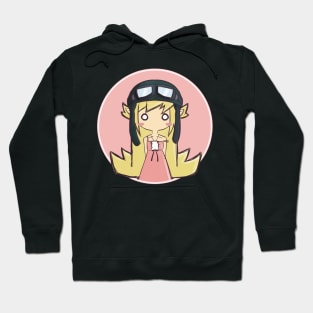 Oshino Shinobu (Monogatari Series) "Pilot Hat" Hoodie